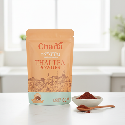 Chana Premium Instant Thai Tea Powder – Authentic Thai Flavor | No Sugar, No Creamer, 100g