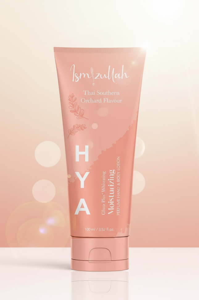 Ismizullah HYA Gluta Plus Whitening Moisturizing Perfume Hand & Body Lotion – Thai Southern Orchard Flavour | Hydrating, Brightening & Refreshing Lotion
