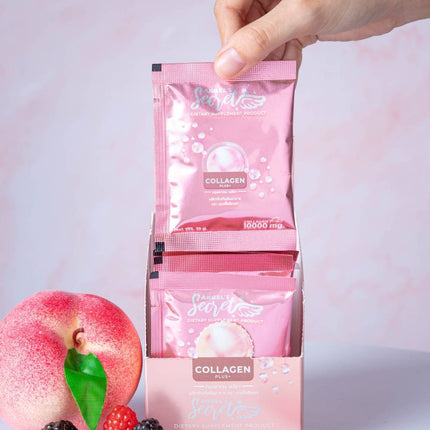 Angel’s Secret Collagen Plus+ Dietary Supplement – Collagen Type II + Vitamin C, E & Zinc (10 Sachets × 15g)