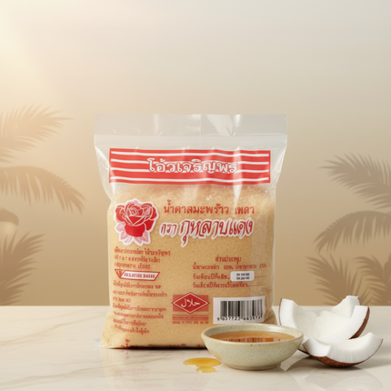 Maeklong Coconut Sugar 1kg – 100% Pure Natural Thai Coconut Sugar | Organic, Low GI, Halal Certified Sweetener