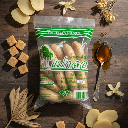 Maeklong Palm Sugar 1kg – 100% Pure Natural Thai Palm Sugar | Low GI, Halal Certified, Organic Sweetener