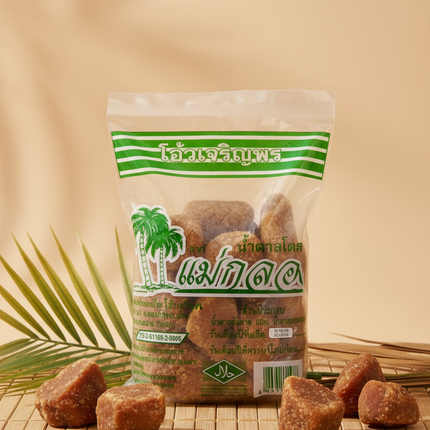 Maeklong Palm Sugar 1kg – 100% Pure Natural Thai Palm Sugar | Low GI, Halal Certified, Organic Sweetener