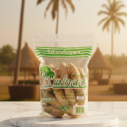 Maeklong Palm Sugar 1kg – 100% Pure Natural Thai Palm Sugar | Low GI, Halal Certified, Organic Sweetener